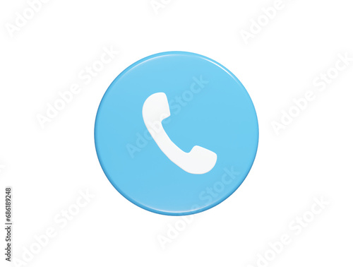 Phone icon rendering transparent element
