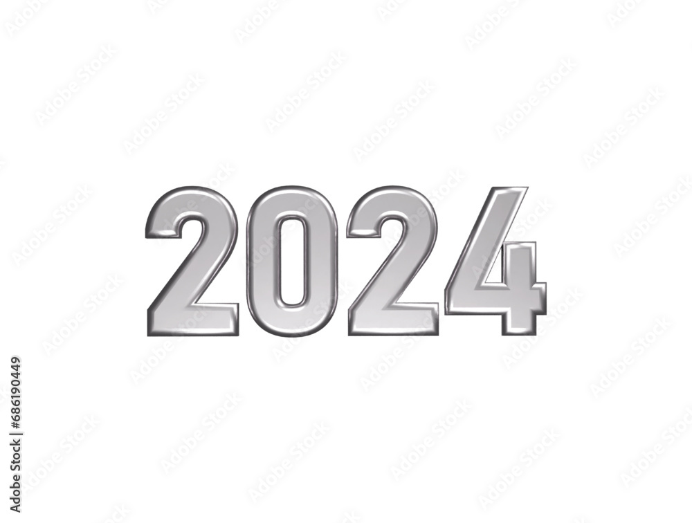 2024 new year text effect element 2024 new year text effect element