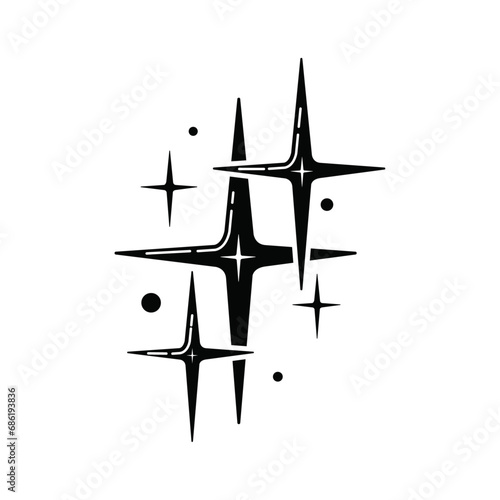star shining icon vector