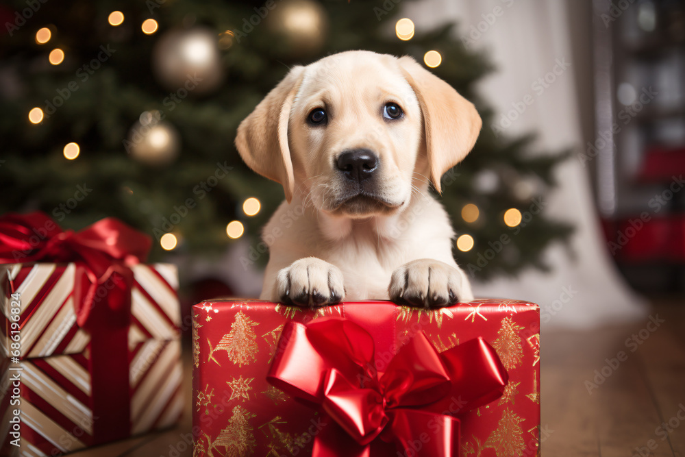 Christmas Labrador