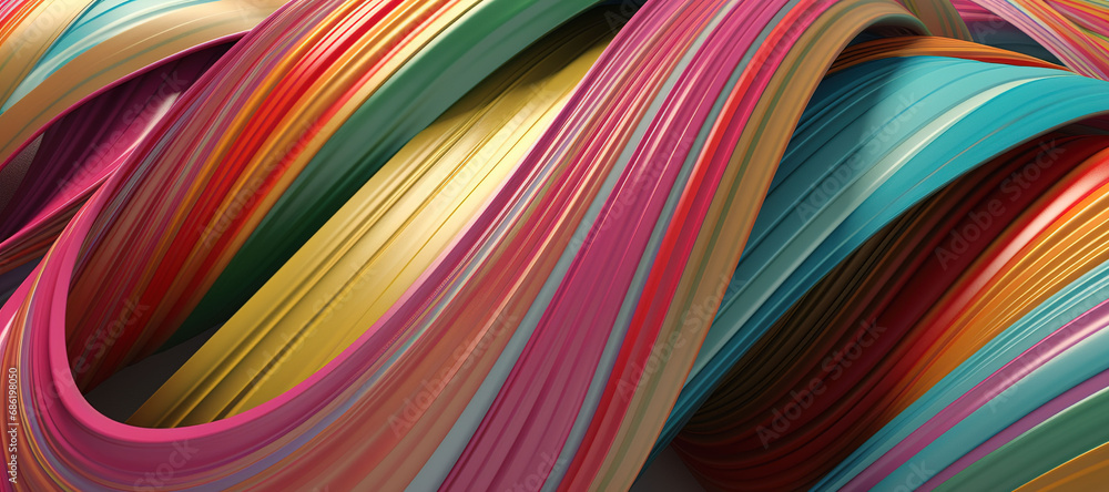 colorful wave lines pattern, gradation 2 colorful wave lines pattern, gradation 2