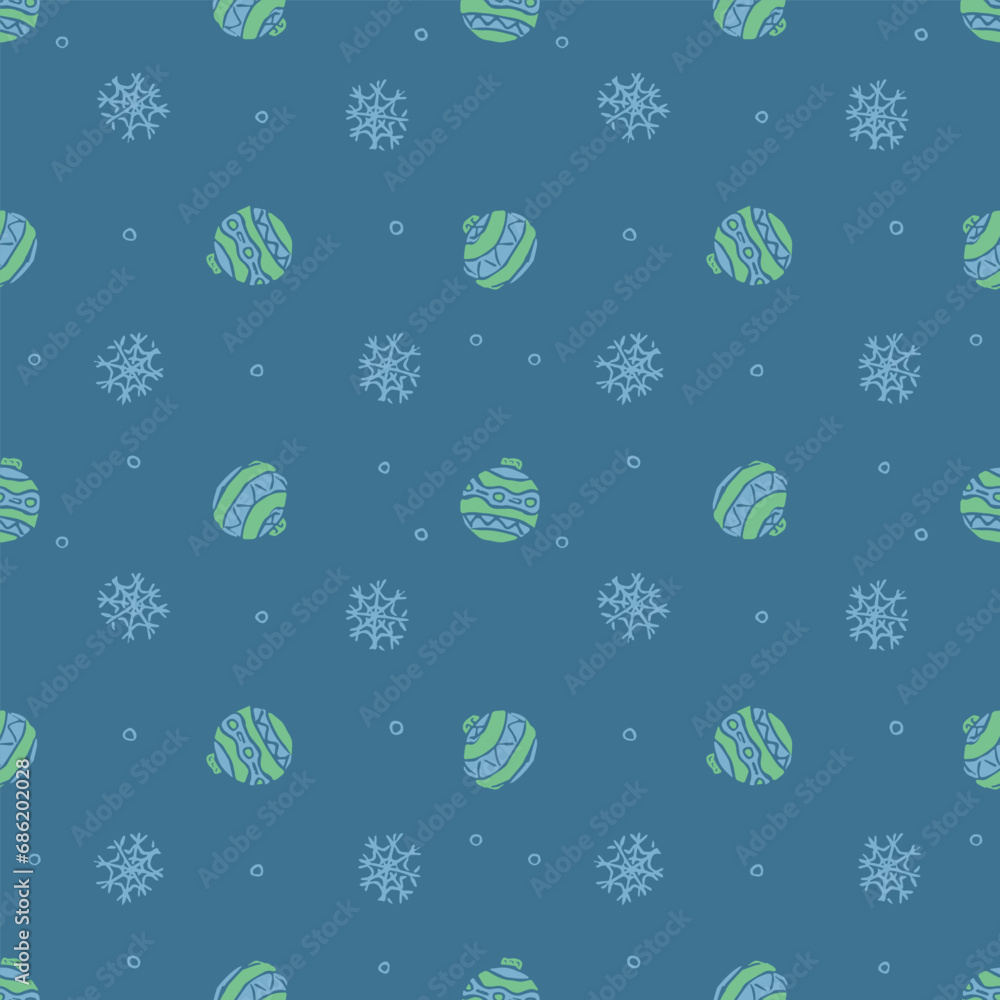 Seamless christmas pattern. New year background. Doodle illustration with christmas icons Seamless christmas pattern. New year background. Doodle illustration with christmas icons