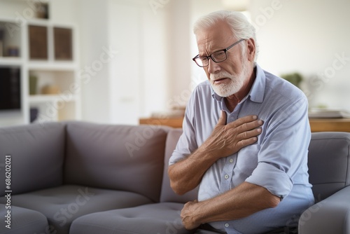 Senior man Heart Attacks in Older Adults Aged Heart Emergency © AKKA