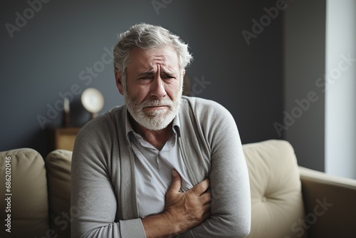 Senior man Heart Attacks in Older Adults Aged Heart Emergency © AKKA