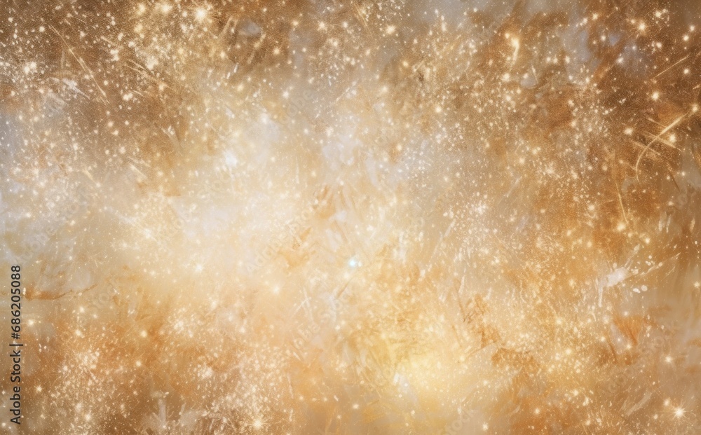 Obraz premium a white glittery background that is decorated with firework light