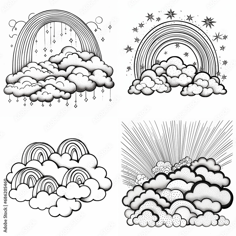 nube, clima, icono, vector, llover, ilustración, sol, símbolo, cielo, acomodador, firmar, borbotear, designio, dibujos animados, icono, nieve, habla, tempestad, arte, ambiente, elemento, nube, catarro - obrazy, fototapety, plakaty 