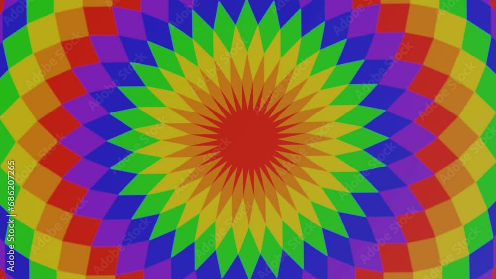 Abstract summery background with a burst of rainbow colored rays Abstract summery background with a burst of rainbow colored rays
