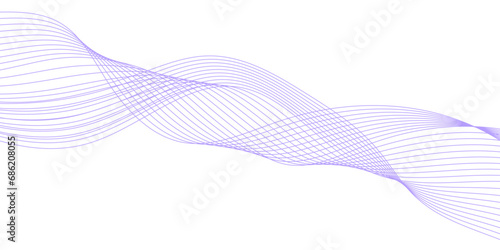 Abstract white background with a glowing abstract waves. Abstract wave element for design. Digital frequency track equalizer, Futuristic background design. Long exposure, Light painting photography.
