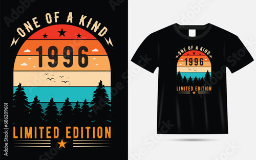 one of a king 1996 limited edition vintage retro t shirt design