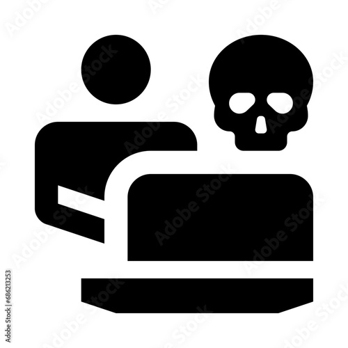 Hacker Solid Icon