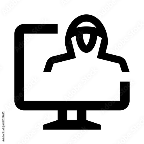 Hacker Outline Icon