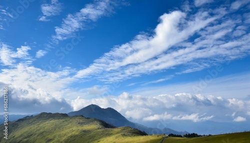 blue sky white clouds