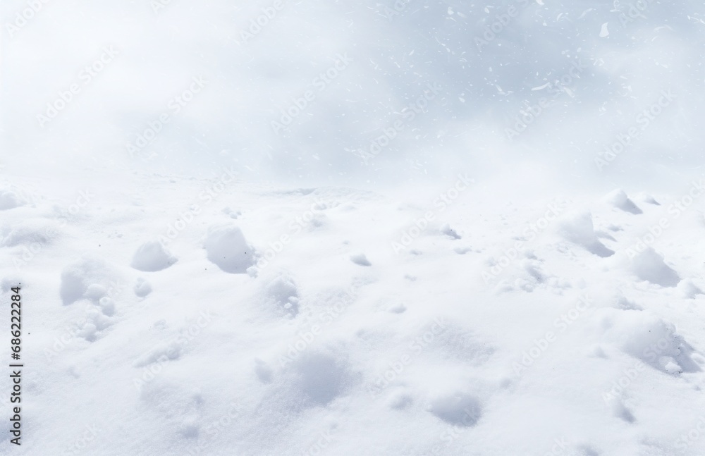 Obraz premium a close up photo of white snow texture