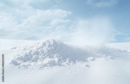 a close up photo of white snow texture