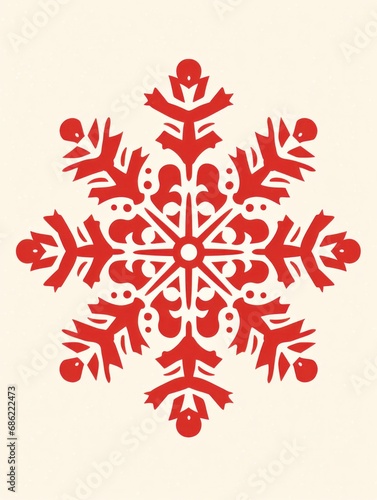 an image of a snowflake with brown color on it,