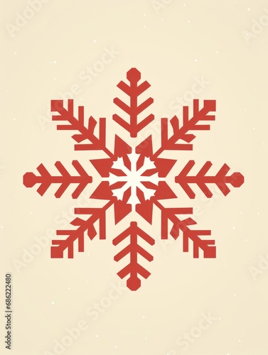an image of a snowflake with brown color on it,