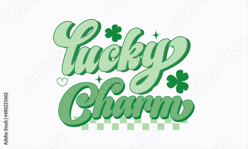 Retro St patrick's Day SVG Design, St patrick's Day Sublimation Design