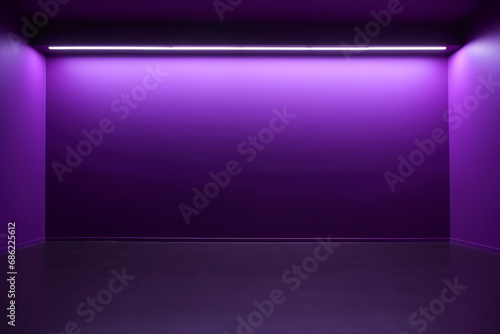purple Empty Space. AI generative