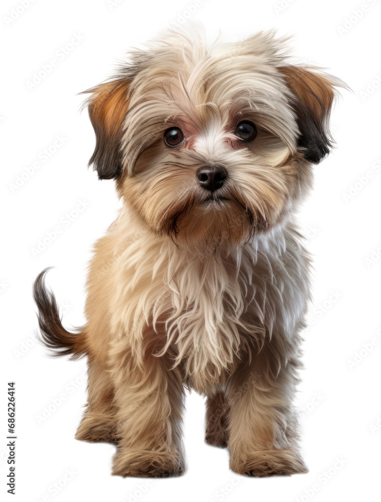 Shih Tzu dog puppy cutout on transparent background. for advertisement. product presentation. banner, poster, card, t shirt, sticker. Shih Tzu dog puppy cutout on transparent background. for advertisement. product presentation. banner, poster, card, t shirt, sticker.