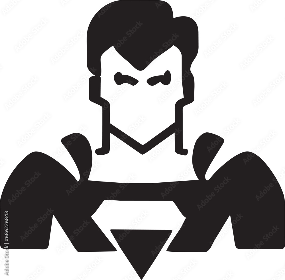 superman, pictogram