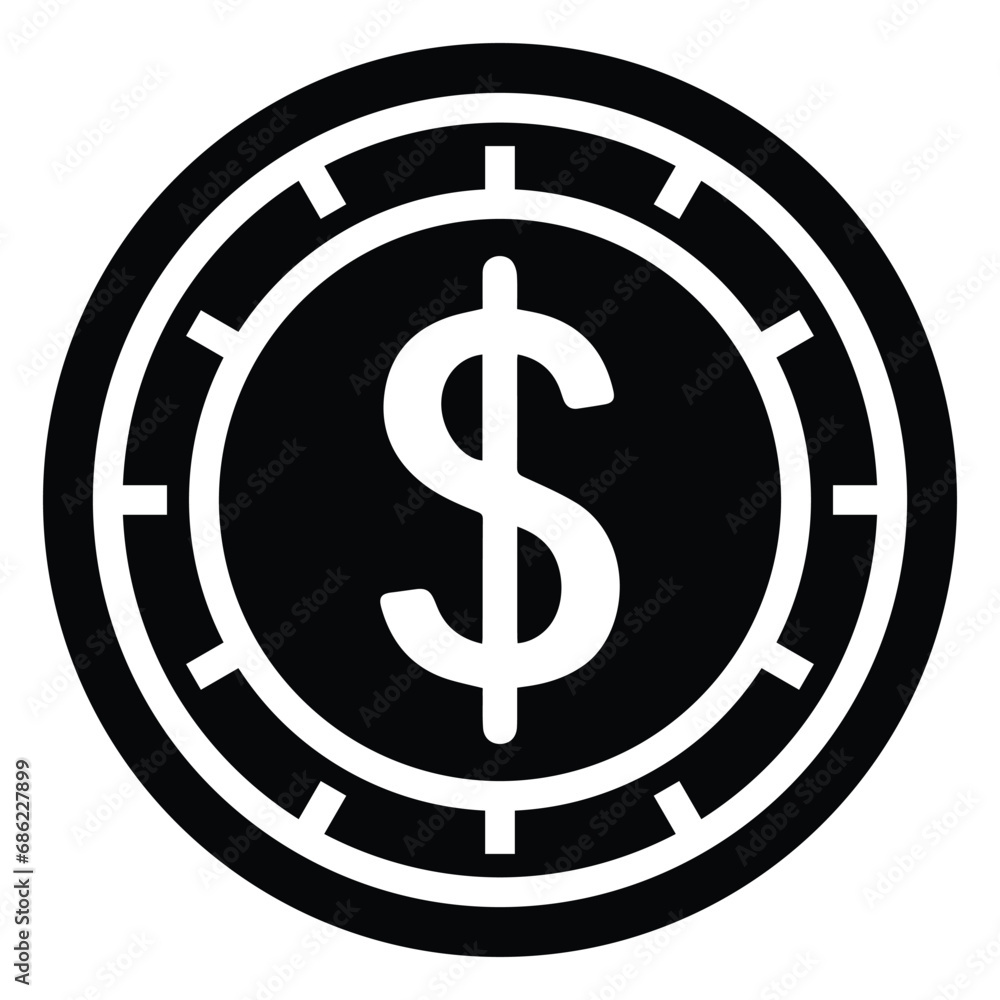 money for investment, coin icon for financial service in the bank money for investment, coin icon for financial service in the bank