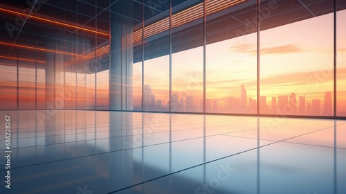 Background image There should be financial chart and business buildings  