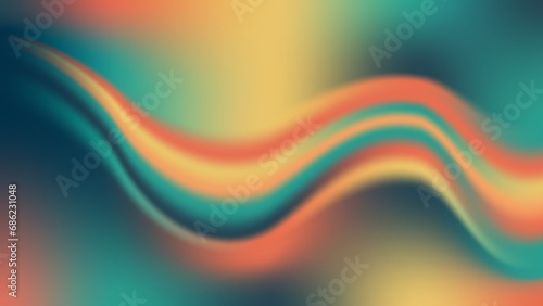 abstract colorful blurred wavy background. multiple color mesh.