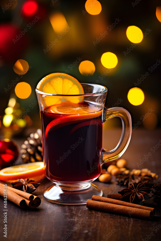 Mulled wine at the Christmas market Mulled wine at the Christmas market