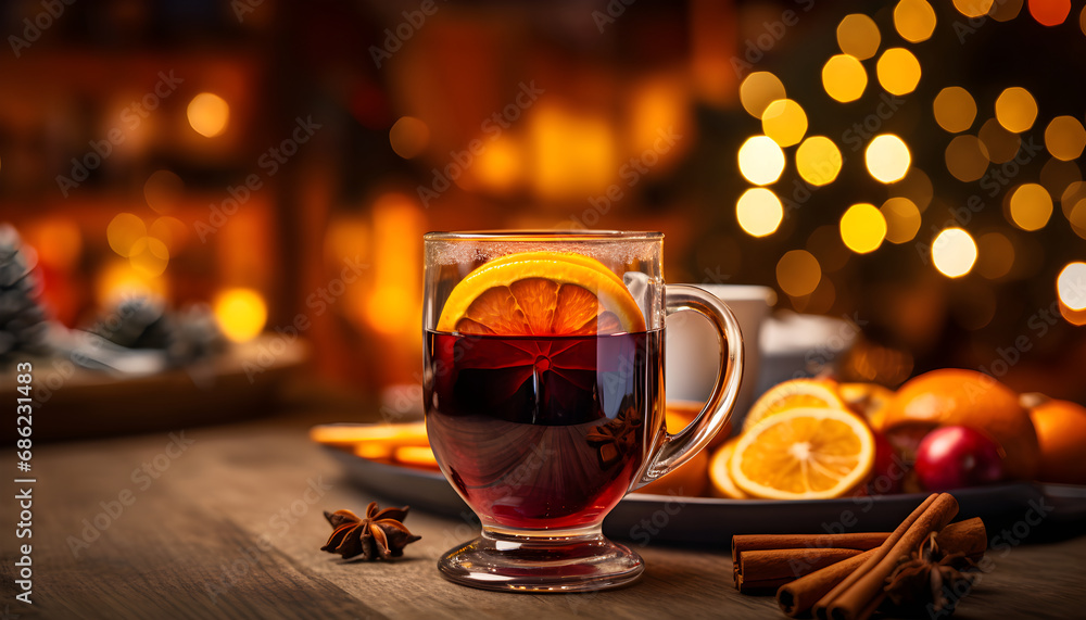 Mulled wine at the night market Mulled wine at the night market