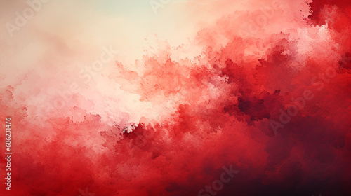 Abstract background with red watercolor, modern watercolor background