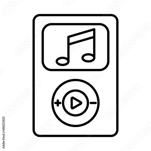 Mp Player Icon Design