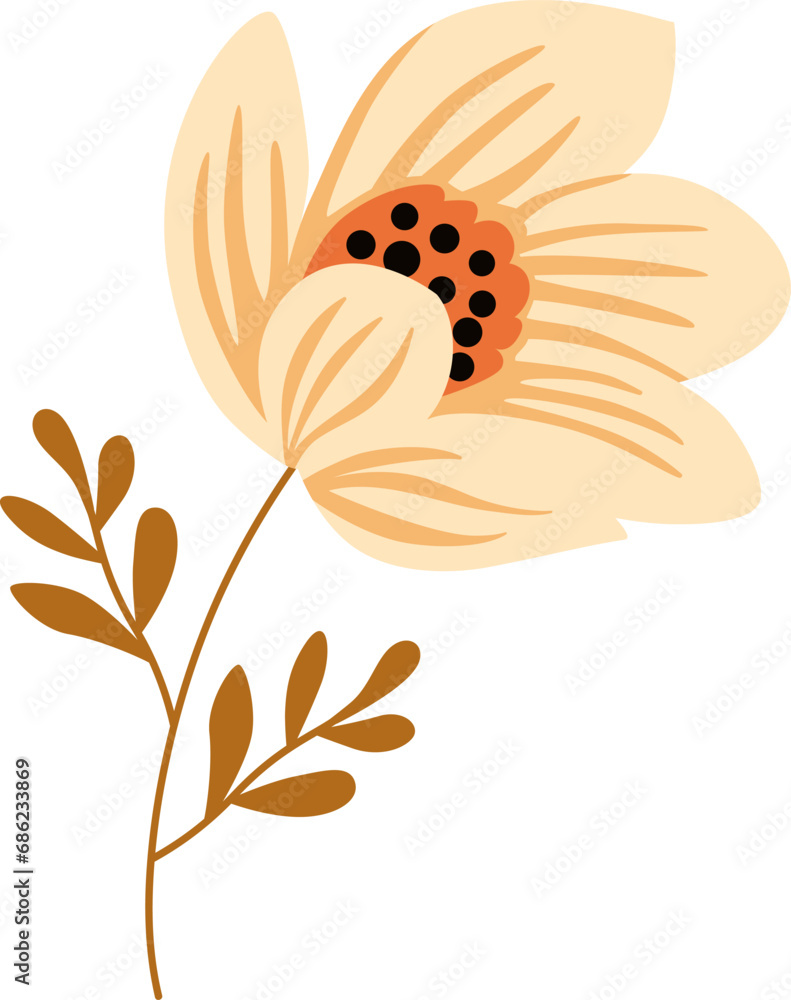 Obraz premium Elegant floral vector illustration.