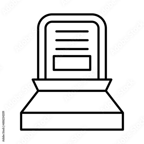 Grave Icon Design