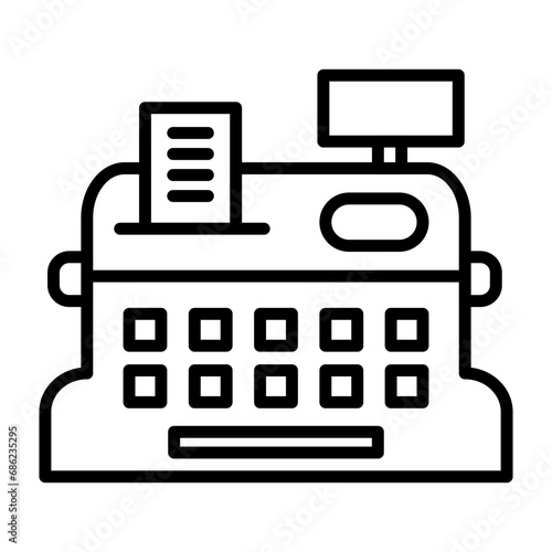 Cashier Machine Icon