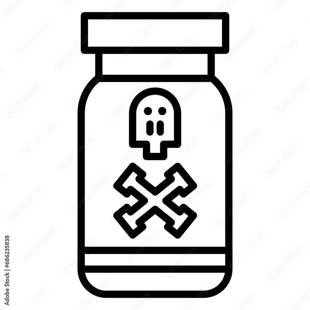 Obraz premium Poison Icon