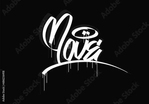 LOVE word graffiti tag style