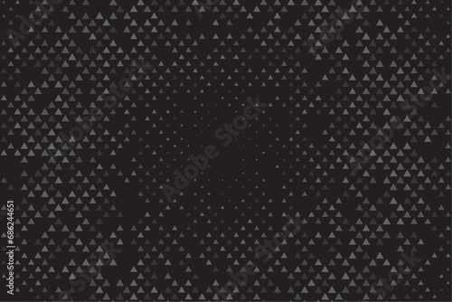 Black and white halftone dotted background. Circle halftone dots pattern vector on the white background.