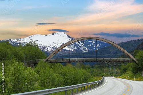 Mountain massif Trollheimen, Norway