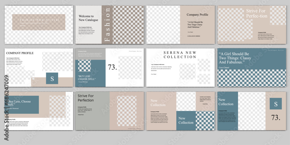 Fashion Presentation design photobook Template Landing Page fashion Fashion Presentation design photobook Template Landing Page fashion