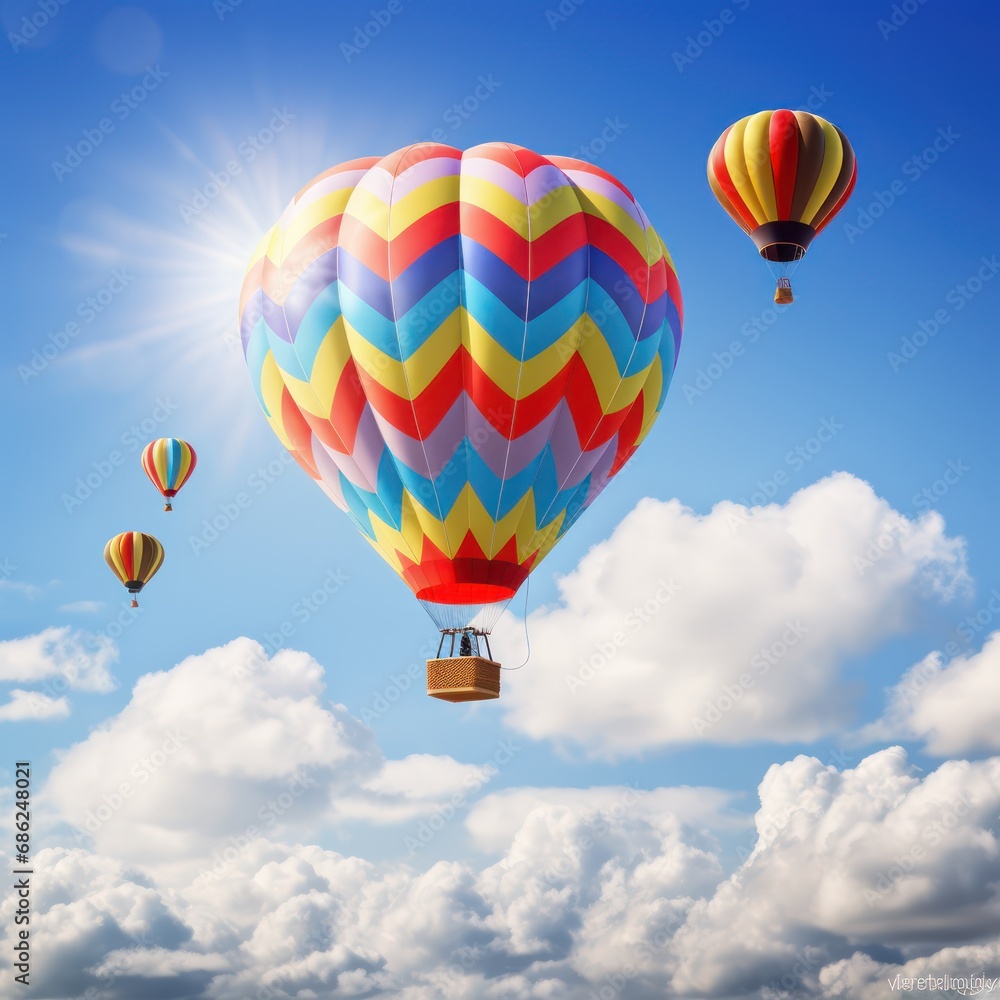 Fototapeta premium Colorful Hot Air Balloon Festival