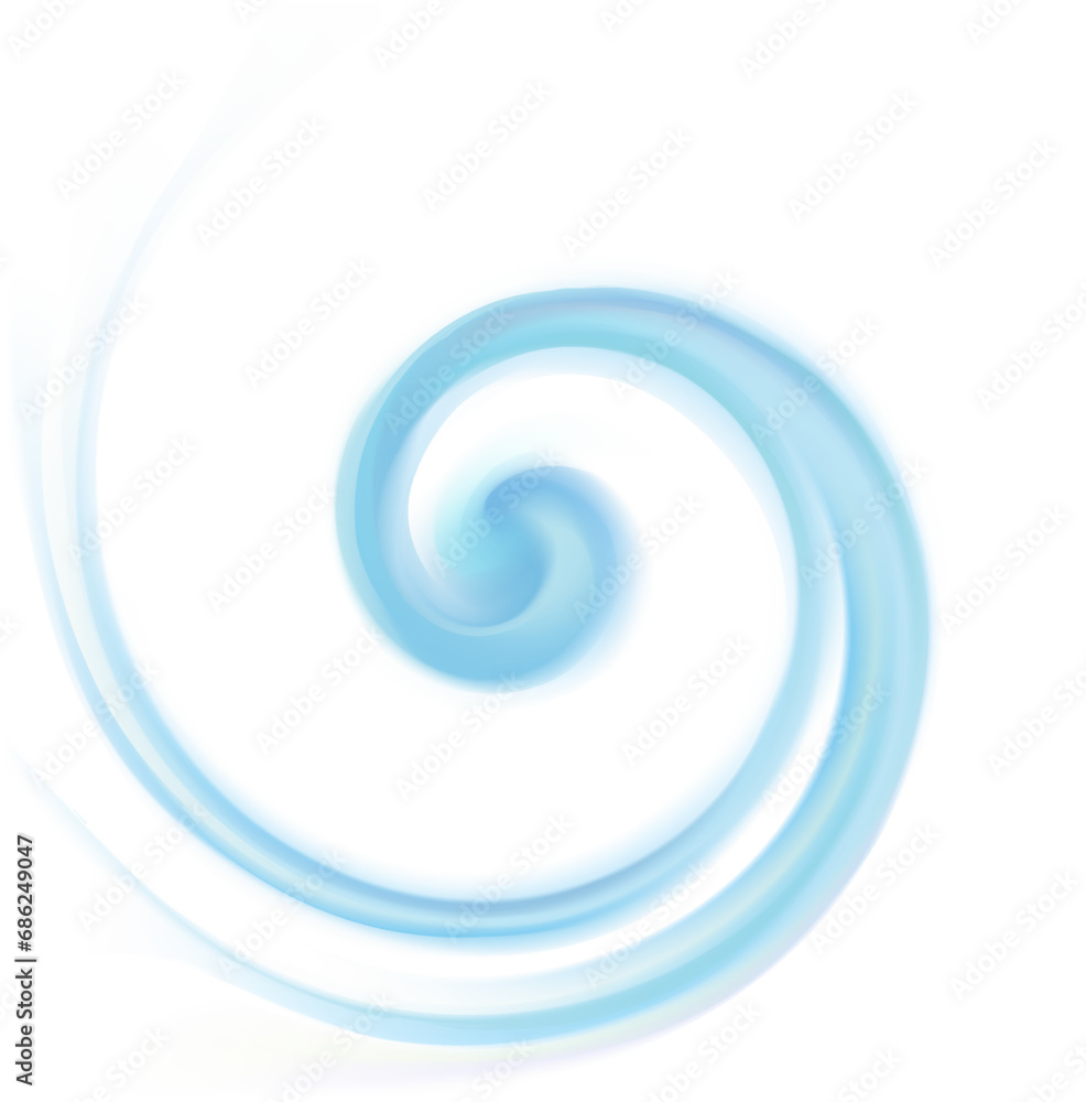 Fototapeta premium Vector background of blue swirling water texture