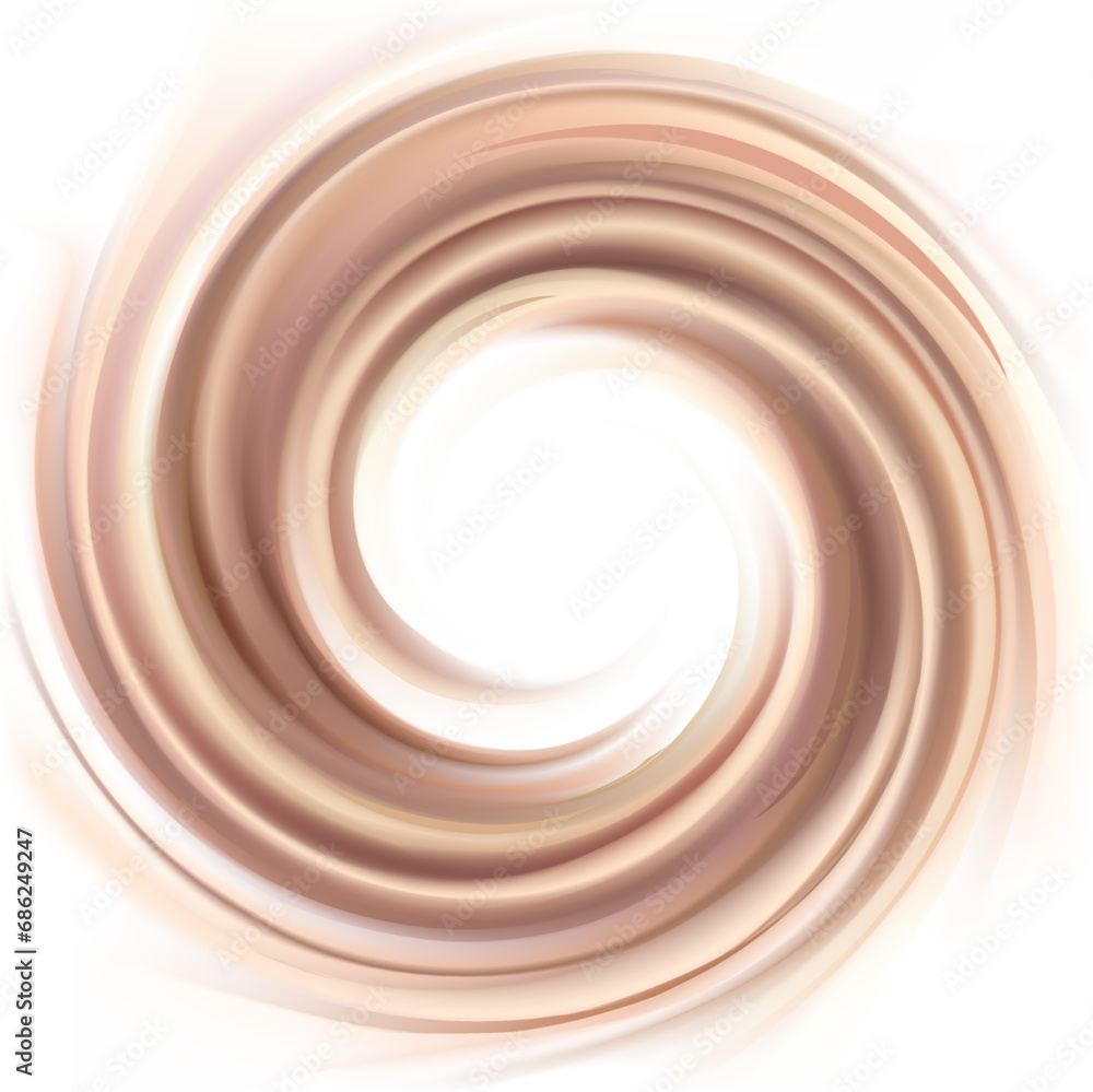 Vector background of swirling chocolate texture Vector background of swirling chocolate texture