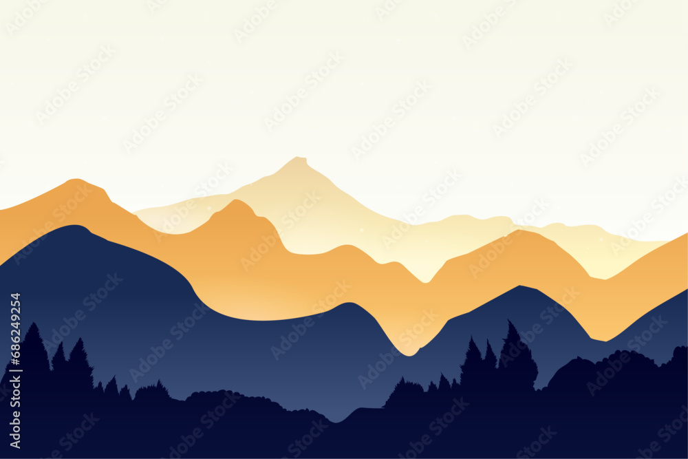mountains landscape background