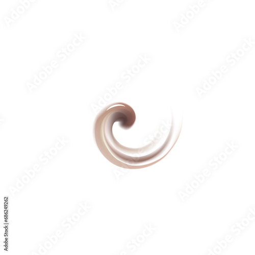 Vector background of swirling chocolate texture © Marina