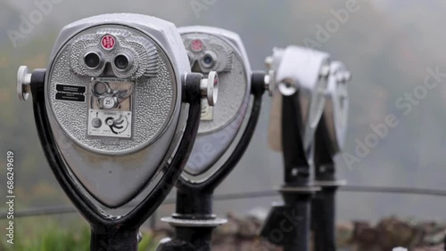 coin operated binoculars on the street
