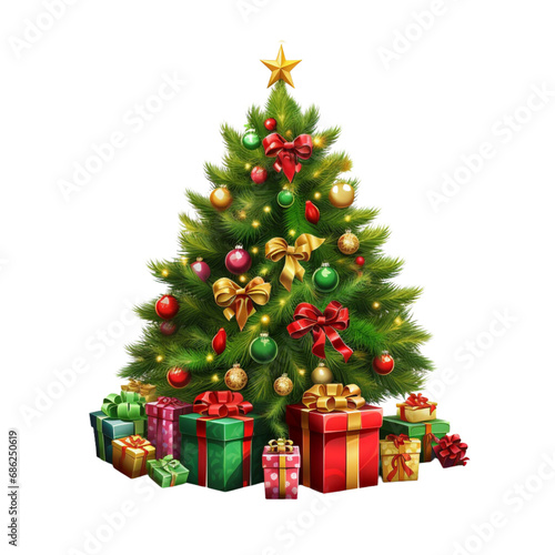 Christmas Tree Clipart PNG