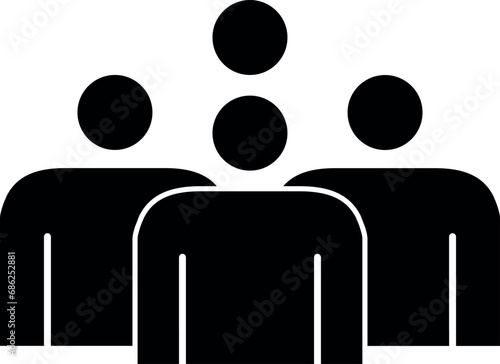 Assembly point sign. Business signs and symbols.