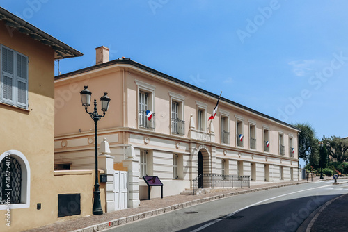 Beaulieu sur Mer, France - July 30, 2023: City Hall in Beaulieu-sur-Mer, in the south of France photo