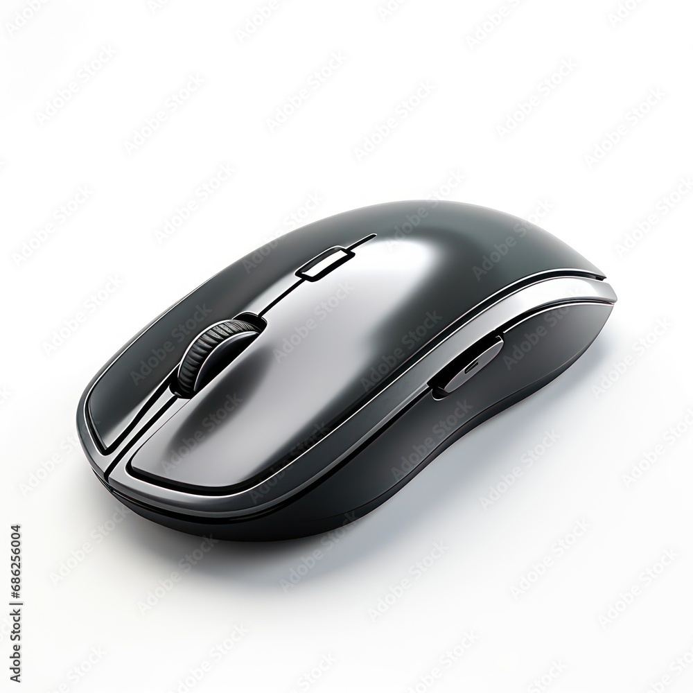 Sleek Wireless Computer Mouse Ideal for Technology and Office Themes Sleek Wireless Computer Mouse Ideal for Technology and Office Themes