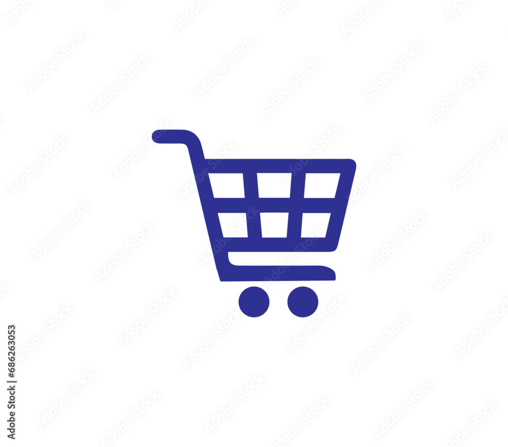 Shopping cart icon isolated on white background. Vector illustration. Shopping cart icon isolated on white background. Vector illustration.
